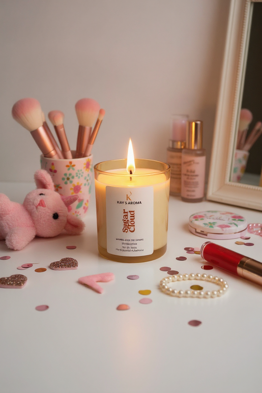 Sugar Cloud handmade coco-soy candle gift idea for home or loved ones