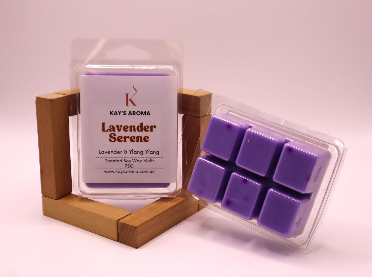 Handmade Lavender soy wax melt gift idea for home
