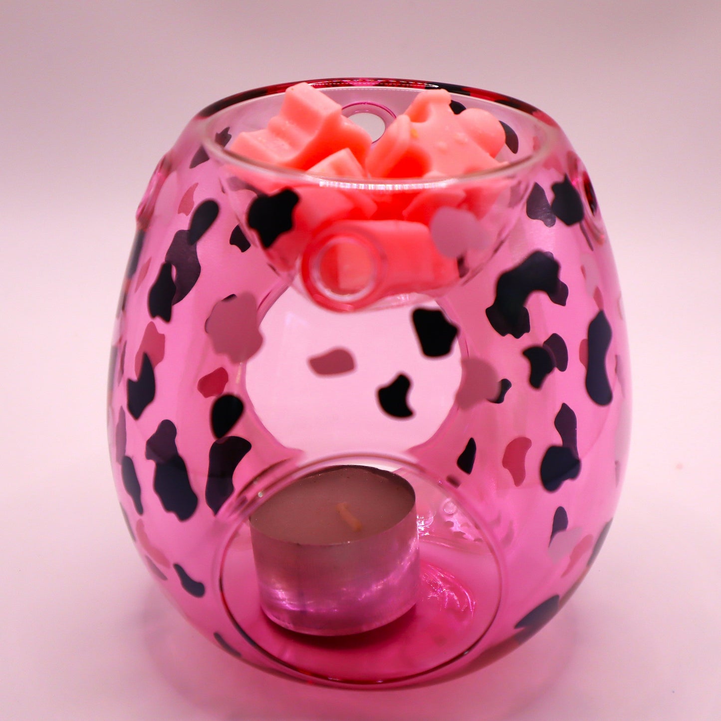 Pink Wax melt warmer - front