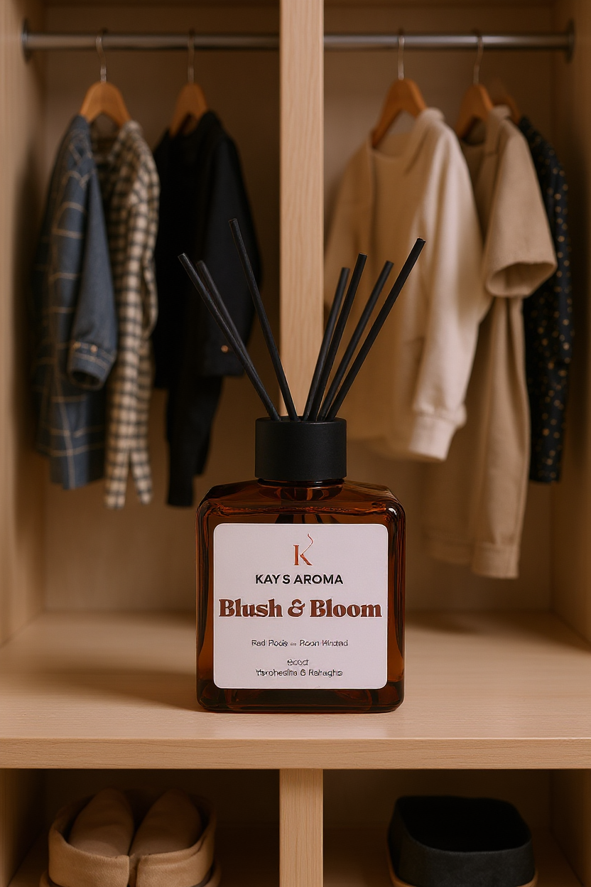 Reed Diffuser in a wardrobe