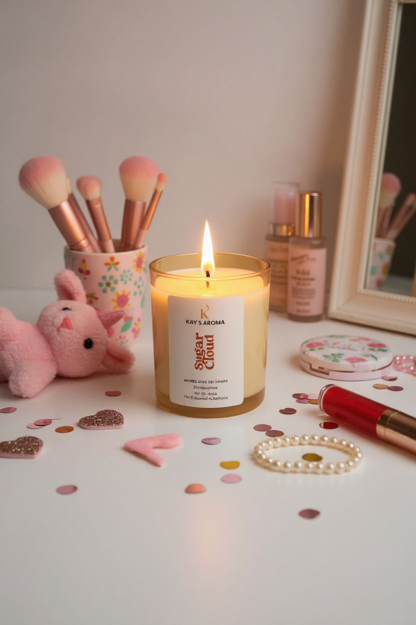 Sugar Cloud handmade coco-soy candle gift idea for home or loved ones