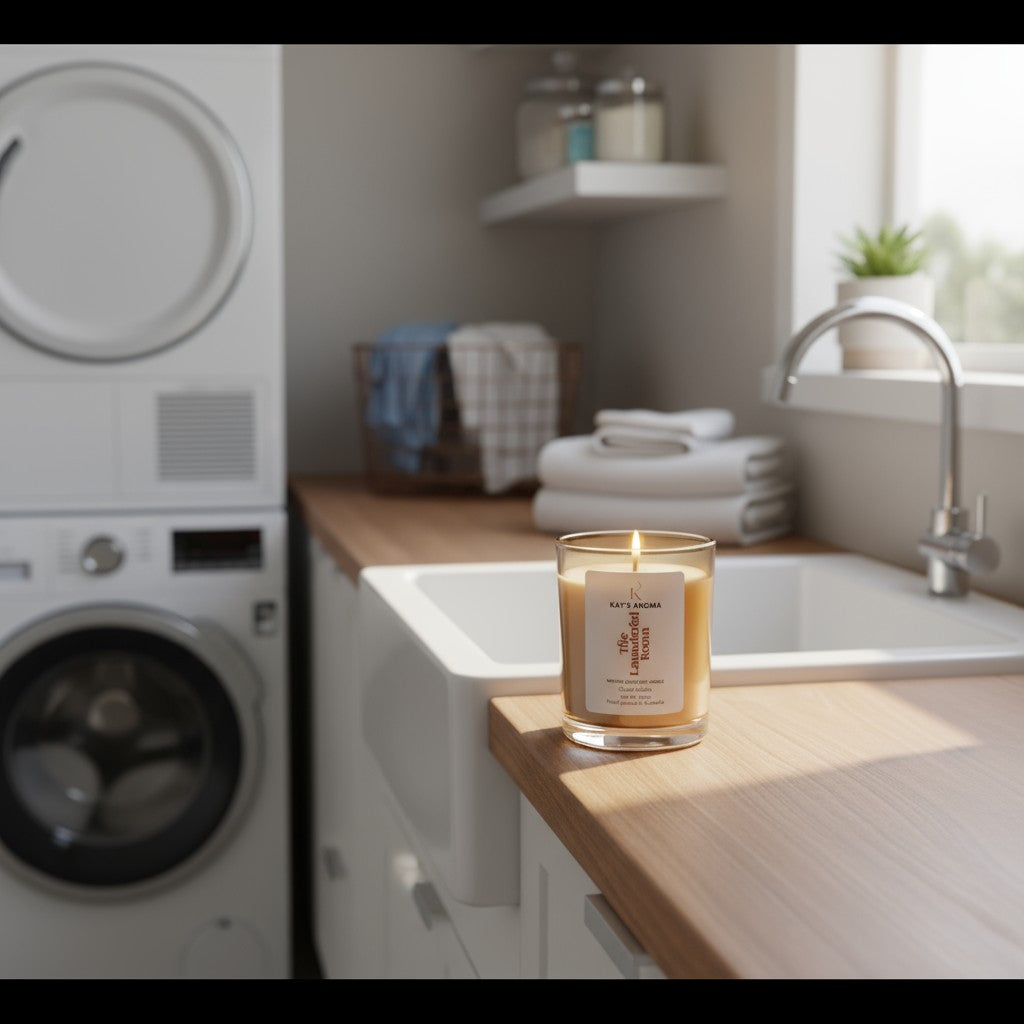 The Laundered Room handmade coco-soy candle gift idea for home or loved ones