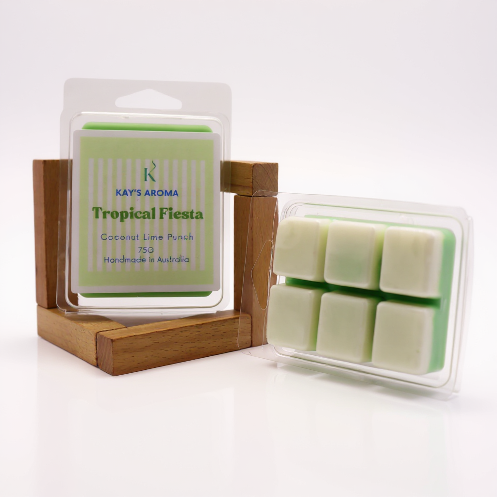 Handmade Tropical Fiesta soy wax melt gift idea for home