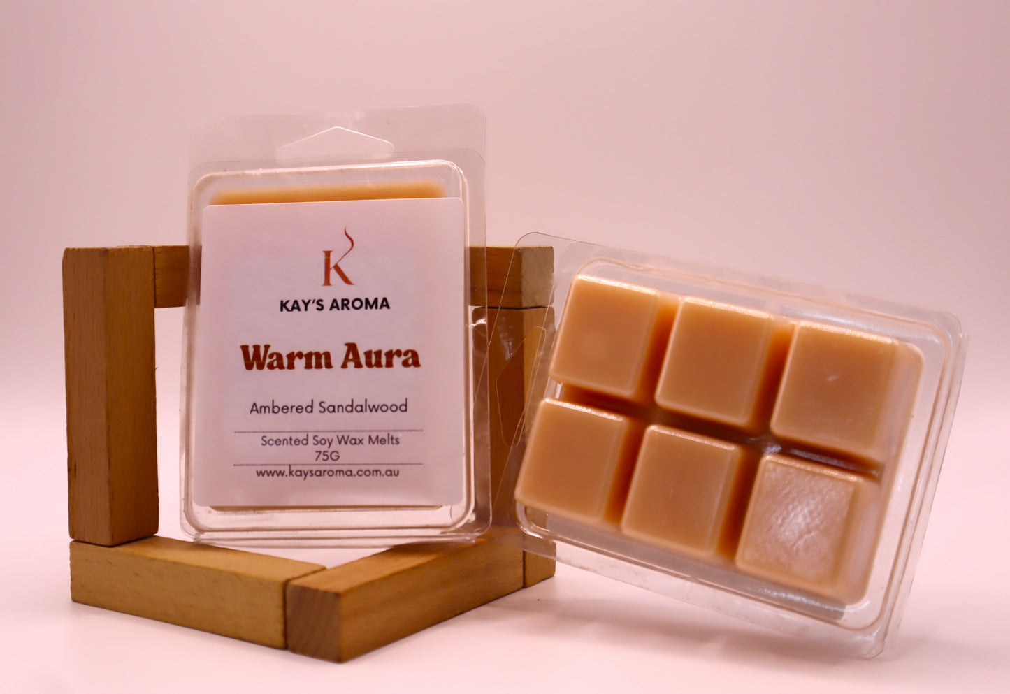 Handmade Warm Aura soy wax melt gift idea for home